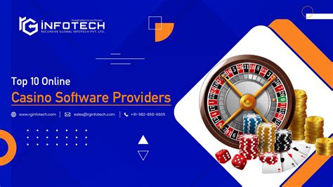 Online casino software providers .